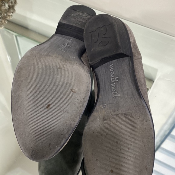 Paul Green Suede Leather Slip On Grey Shoes in size 7 - Picture 9 of 12